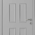 фото Влагостойкая дверь KAPELLI classic Магнолия серый 7035