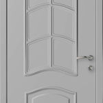 фото Влагостойкая дверь KAPELLI classic Лилия серый 7035