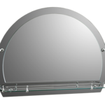 фото Зеркало "12" (800х600 мм)+полочка с ограничителем П70 (комплектующие) Ю824
