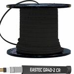 фото EASTEC GR 40-2 CR, M=40W (200м/рул.), греющий кабель с УФ защитой самрег