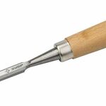 фото Стамеска-долото &quot;СТ 500&quot; с деревянной ручкой, хромованадиевая, 10мм, ЗУБР