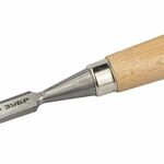 фото Стамеска-долото &quot;СТ 500&quot; с деревянной ручкой, хромованадиевая, 14мм, ЗУБР