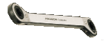 фото Ключ накидной изогнутый SMATO трещоточный, Cr-V, 14-17 мм