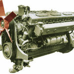 фото Двигатель дизельный 7д6-150с1 (щиток 60 000/90 000; ppp)