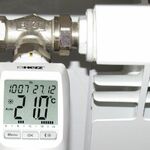 фото Термостатический клапан 3/4" угловой с термоголовкой Valtec