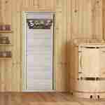 Фото №3 Дверь деревянная банная из липы