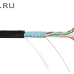 фото F/UTP 4pair, Cat6, Solid, Out, PE (4740B-BK), кабель «витая пара» (LAN) для структурированных систем связи: Кабель «витая пара» (LAN) для структурированных систем связи