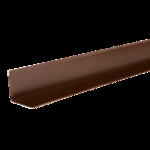 фото Уголок металлический внутренний для фасадной плитки ТехноНИКОЛЬ (полиэстер, коричневый)