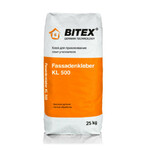 Фото №2 Клей цементный Bitex (Битекс) FassadenKleber KL 500 для теплоизоляции
