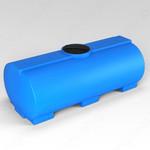 фото Емкость ЭВГ 750 литров цилиндрическая горизонтальная, пластиковая Синий