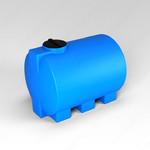 фото Емкость ЭВГ 1000 литров цилиндрическая горизонтальная, пластиковая Синий