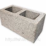фото Блок строительный бетонный перегородочный