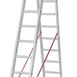 фото Лестница двухсекционная алюминиевая 2x13