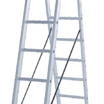 фото Лестница двухсекционная алюминиевая 2x10