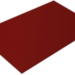 фото Плоский лист в пленке матовое покрытие 1250х0,45 RAL 3005 красное вино