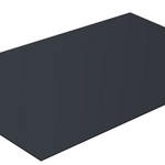 фото Плоский лист в пленке матовое покрытие 1250х0,45 RAL 7024 серый графит