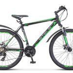 фото Горный (MTB) велосипед STELS Navigator 620 MD 26 V010 черный/зеленый/антрацит 14" рама