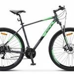фото Горный (MTB) велосипед STELS Navigator 920 MD 29 V010 антрацитовый/зеленый 16,5" рама