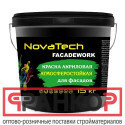 Фото №2 Краска NovaTech Facadework для наружных работ - 15 кг