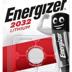 фото Элемент питания литиевый Lithium CR2032 BL1 (1/10/140) (блист.1шт) Energizer E301021302
