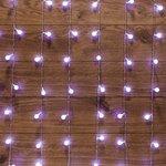 фото Гирлянда "Светодиодный Дождь" 1.5х1.5 м с насадками шарики свечение с динамикой LED бел. 230В провод прозр. Neon-Night 235-045
