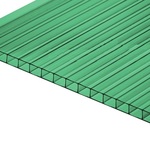 фото Сотовый поликарбонат КИВИ Зеленый 16 мм (2,1*6 м)