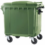 фото Пластиковый мусорный контейнер 1100 л для ТБО Евроконтейнер