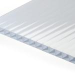 фото Сотовый поликарбонат CARBOGLASS Кристалл Белый 4 мм (2,1*6 м)