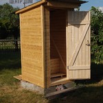 Фото №3 Дачный туалет деревянный