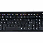фото Клавиатура проводная A4Tech KX-100, USB, Black