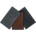 фото Коврик 5 х 400 х 600 мм ворсовый ребристый на ПВХ основе цвет черный, серый, коричневый
