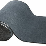 фото Ворсовое рулонное влаговпитывающее покрытие 200 см х 15 м, толщина 8 мм, цвет коричневый, серый, чёрный