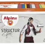 фото Краска вд интер  5л бел мат Alpina Декоративное покрытие Alpina Effekt Structur / Структур,(1/80) зз