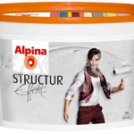 фото Краска вд интер 10л  белая Alpina Декоративное покрытие Alpina Effekt Structur / Структур, (1/30)ззП