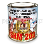фото Мастика  2 кг каучук/битум  БКМ200 Рогнеда кровельная (4) (под заказ)