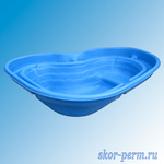 Фото №2 Чаша для пруда пластиковая 300 литров синяя