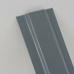фото Штакетник пластиковый ПЭТ 1200х100х1мм, серый матовый