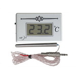фото Выносной термометр для бани и сауны ТЭС-2 (датчик в герметичном корпусе в парной, табло снаружи)