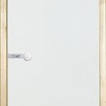 фото Дверь для сауны Harvia 7х19 (стеклянная, прозрачная, коробка ольха), D71904L