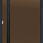 фото Дверь для сауны Harvia LEGEND 7х19 (стеклянная, бронза, черная коробка сосна), D71901МL