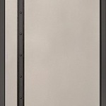 фото Дверь для сауны Harvia LEGEND 8х19 (стеклянная, сатин, черная коробка сосна), D81905МL