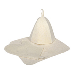 фото Набор из 3-х предметов Hot Pot: шапка, коврик, рукавица (войлок, арт. БШ 42013)