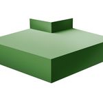 фото Угол отлива внешний 50 0,45 PE с пленкой RAL 6002 лиственно-зеленый
