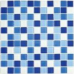 фото Мозаика BONAPARTE Blue wave-3 300х300 стеклянная