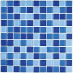фото Мозаика BONAPARTE Blue wave-2 300х300 стеклянная
