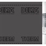 фото Delta-Therm Plus диффузионная термостойкая мембрана для металлических кровель с 2 зонами проклейки