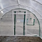 Фото №3 Чехол из армированной пленки на каркас теплицы, 2 двери, 2 форточки, 2,1 х 3,0 х 6,0 м