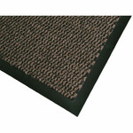 фото Коврик ворсовый ПРОФИ (разрезной ворс) на ПВХ основе 800 х 1200 х 8,4 мм, темно-серый, темно-коричневый