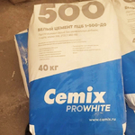фото Цемент Портландцемент белый ПЦБ 1-500-Д0 Cemix ProWhite 40 кг