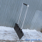 Фото №3 Скребок-лопата для уборки снега PROTEX Тандем пластиковый, с металлической накладкой